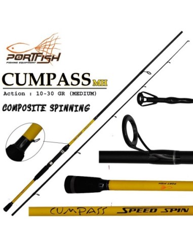 Portfish Cumpass 270cm  Spin Kamış 10 - 30 gr