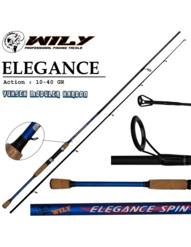 Wily Elegance 240 cm  Spin Kamış 10 - 40 gr