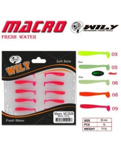 Wily Macro Lrf Silikon Yem 3.5 cm 0.4 gr