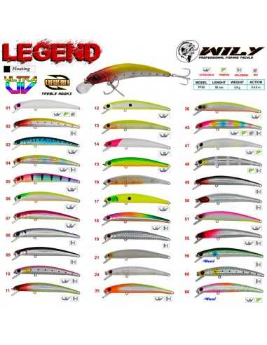 Wily Legend 9 cm Maket Balık 5.8 gr (0-0.6M)