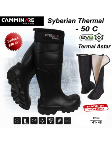 Camminare Syberian Thermal Eva Çizme (-50°C)