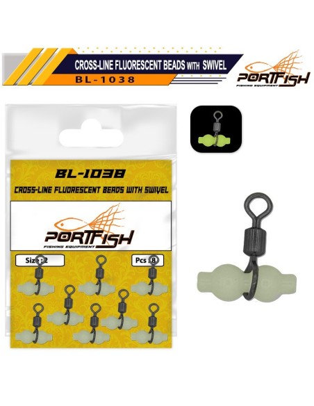 Portfish BL-1038 Üçlü Fosforlu Gezer Fırdöndü