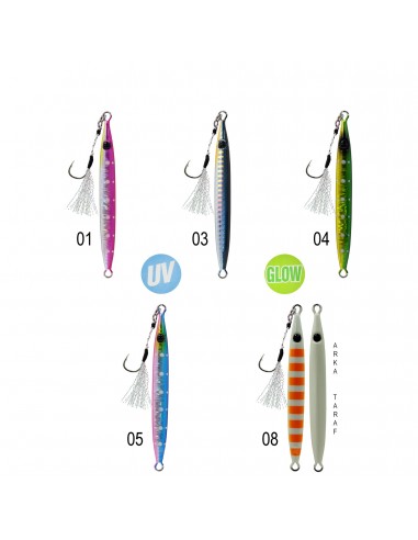 Captain 3632 Crawler Jigger 60gr Light Jig Suni Yem