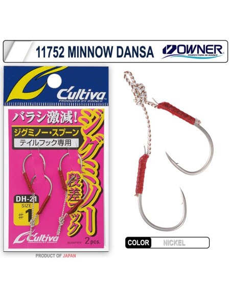 Cultiva 11752 Jig Minnow Dansa Assist İğne