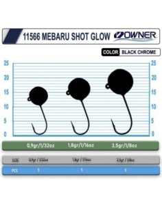 Cultiva 11566 Mebaru Shot Glow Lrf Jighead 2