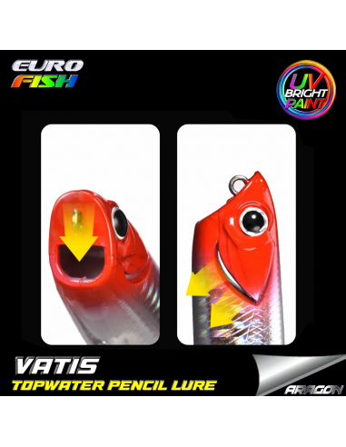 Eurofish Aragon VATIS Popper 100mm 15gr Su Üstü...