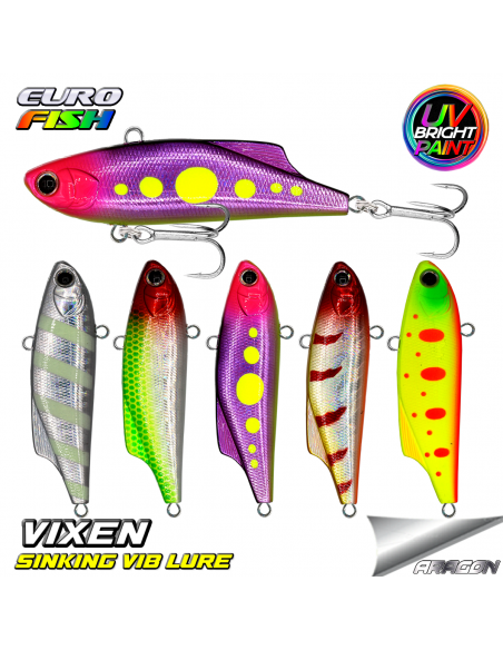 Eurofish ARAGON Vixen Vib 70mm 18Gr Vibrasyon Maket Balık
