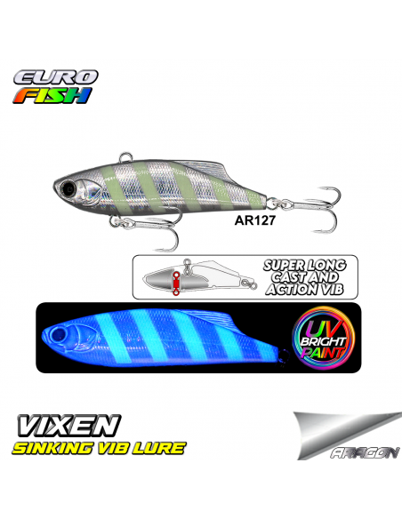 Eurofish ARAGON Vixen Vib 70mm 18Gr Vibrasyon Maket Balık