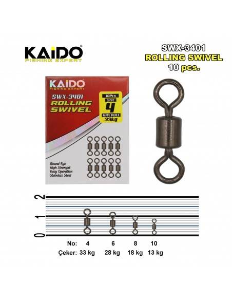 SWX-3401 Rolling Swivel (10 Pcs)