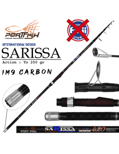 Portfish Sarissa 450 cm  Surf  Olta Kamışı Karbon Halka 250 gr