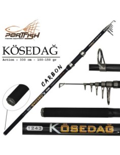 Portfish Kösedağ Teleskopik Olta Kamışı 390 cm 3