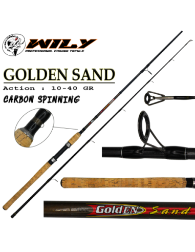 Wily Golden Sand Spin 240 cm Olta Kamışı 10-40 gr