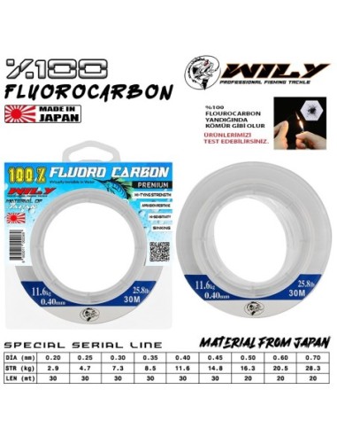 Wily Trout  Fluoro Carbon Misina