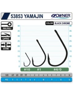 Owner 53853 Yamajin With Eye Black Chrome İğne 2