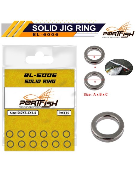 Portfish BL-6006 Solid Jig  Halkası