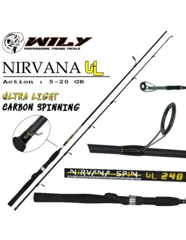 Wily Nirvana UL  270 cm  Spin Kamış 5-20 gr