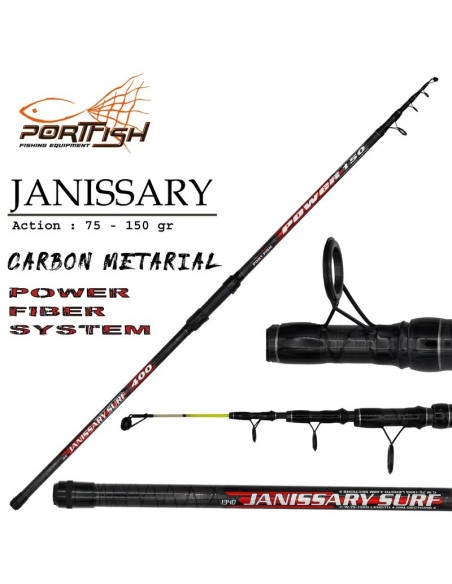 Portfish Janissary Surf Olta Kamışı 330cm 75-150 gr