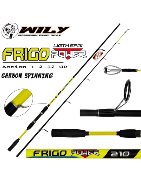 Wily Frigo Power Light Spin Kamış 225 cm 2 - 12 gr